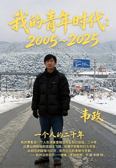 《我的青年时代：2005～2025》封面